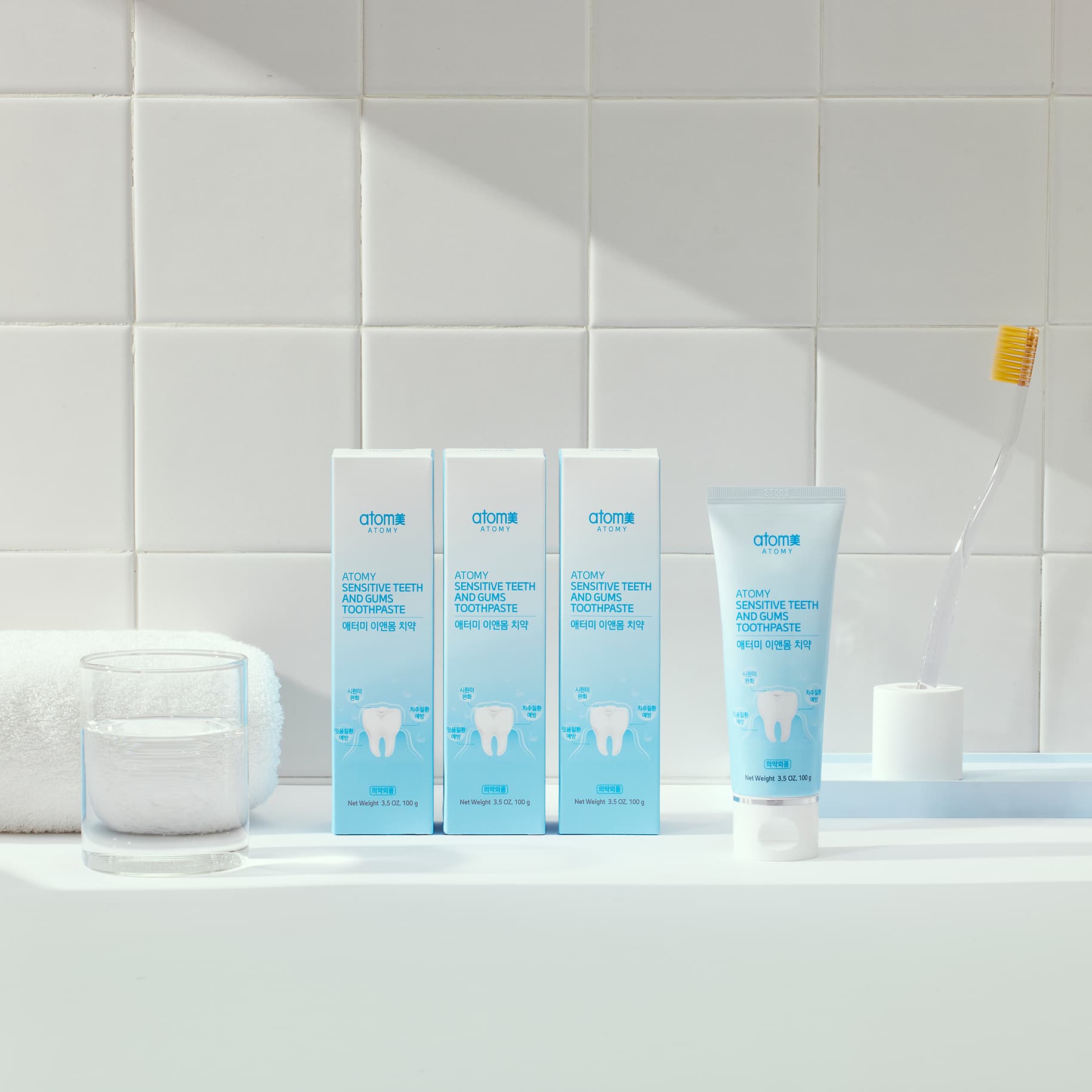 Зубная паста для чувствительных зубов Атоми