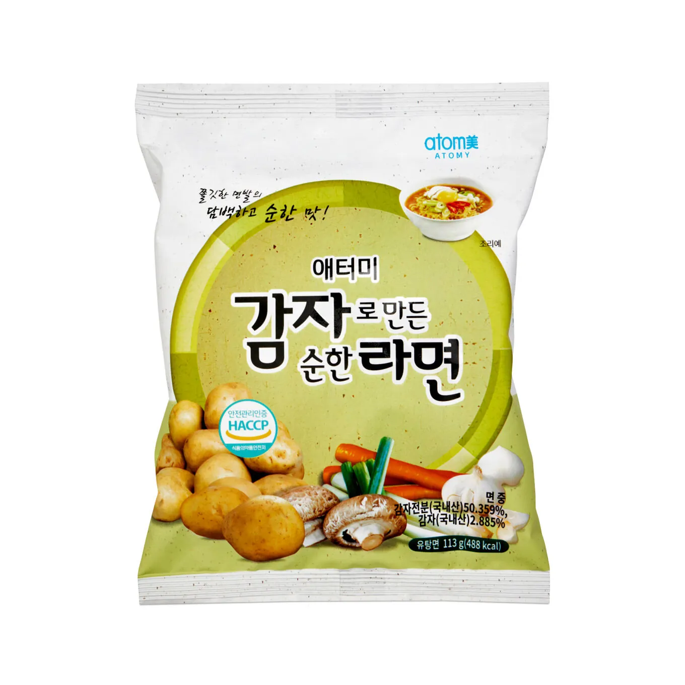 Картофельный рамен Атоми (неострый) 4шт